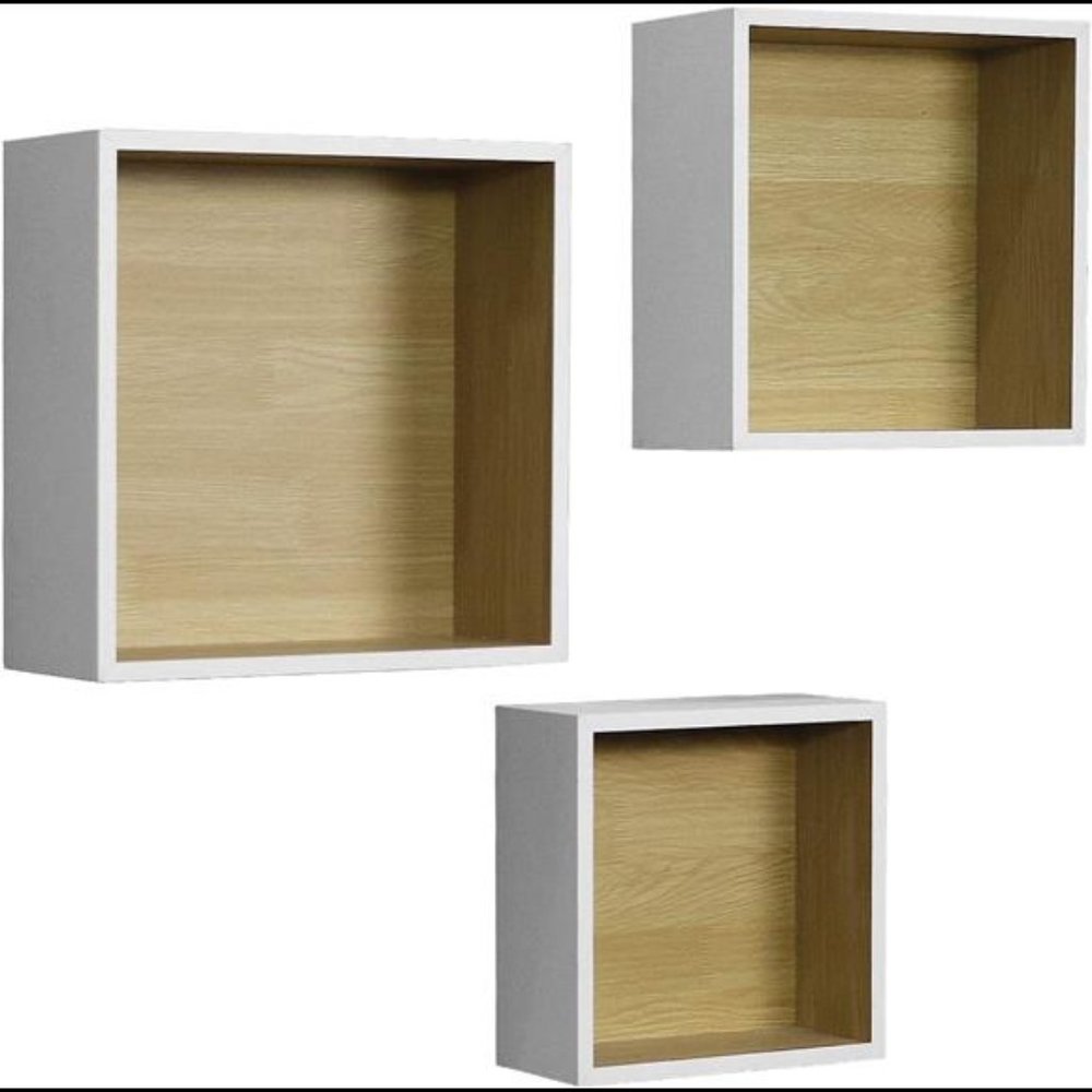Sorbus® Floating Shelf Square Cube Set — Wall Mounted Shelves, Decorative Hangin - Picture 4 of 5